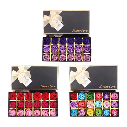 Romantic Rose Scented Soap Flowers